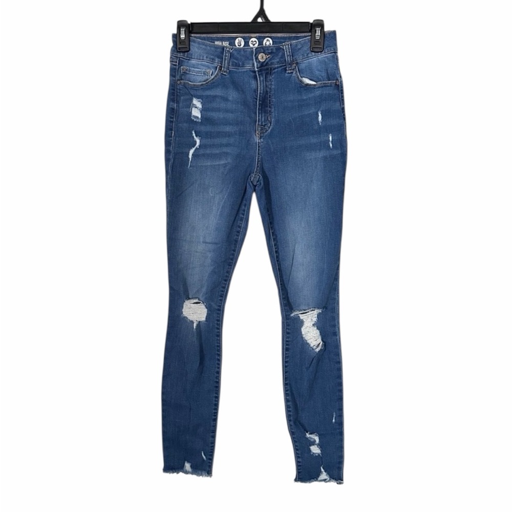 Rewash Juniors Distressed Skinny Jeans
Size 5 (26x27) Pre-Loved
